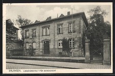 Erlangen, Landesanstalt für Bienenzucht, Imkerei, Ansichtskarte 1934 
