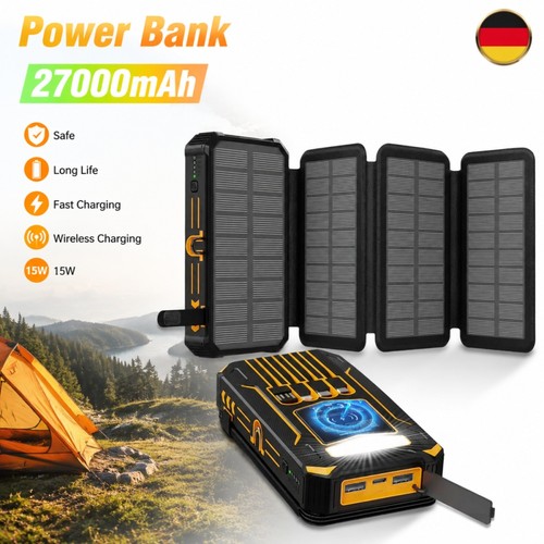 27000mah tragbare solar - 27000mah,