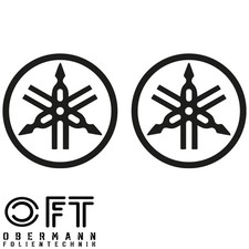 2 x Yamaha Logo Emblem