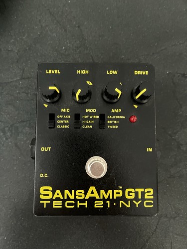 Tech21 sansamp gt2 amp modeler - tech21,