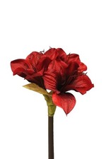 künstliche Amaryllis rot 50cm