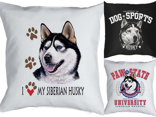 Sibirischer huskie kissen - sibirischer,