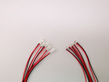 4 Paare Stecker & Buchsen 1,25 Carrera® Digital, Decoder 143/132/124 10cm Kabel