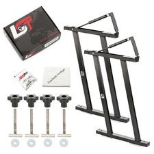 2x locking rails screws damper