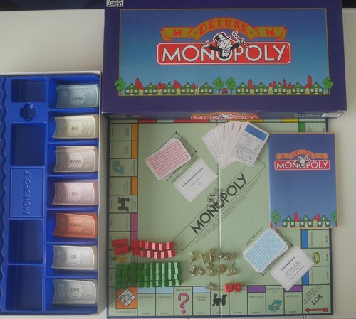 Monopoly deluxe goldene - monopoly,