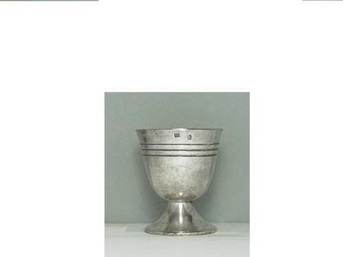 Eierbecher versilbert antik - eierbecher,,