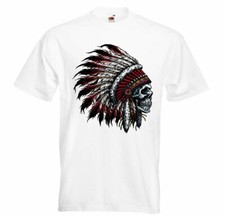 T-Shirt SKULL INDIANER MIT