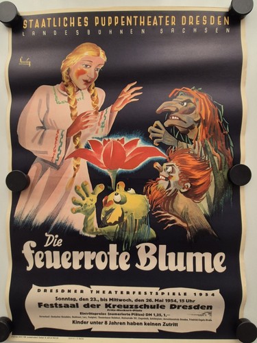 Plakat puppentheater dresden - plakat,