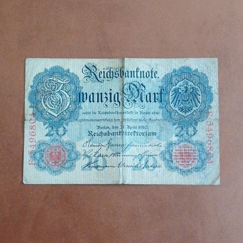 Reichsbanknote mark - 20,
