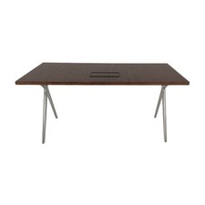 Walter Knoll Tisch Conference X Platte Basic Furnier Nussbaum Dunkel 