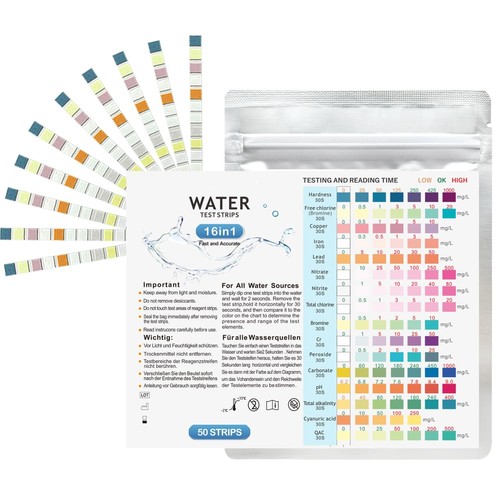 Trinkwasser teststreifen set - trinkwasser,