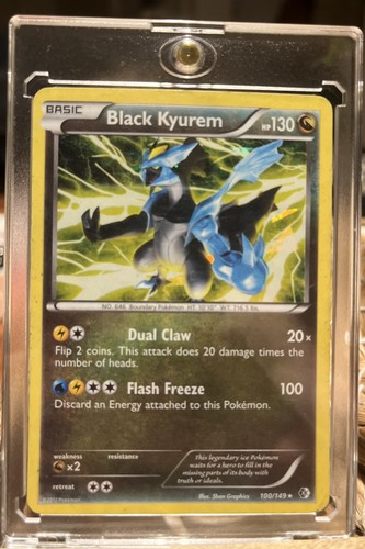Black kyurem 100 149 holo - kyurem,