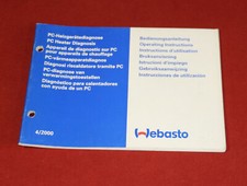 WEBASTO Standheizung Anleitung PC Heizgerätediagnose