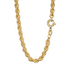 45cm Zopfkette 585 Gelb Gold