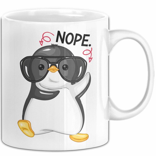 Witzige tasse geschenk - tasse, pinguin