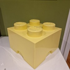 Lego Storage Brick Gelb 4