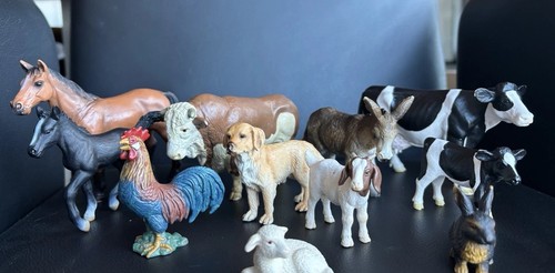 Schleich haus und hoftiere - und,