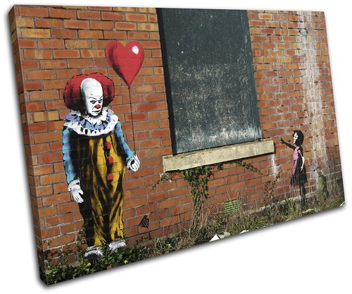 Graffiti pop clown banksy - graffiti, it