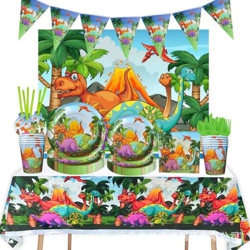Dinosaurier party deko set - dinosaurier,
