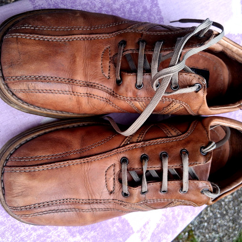 Herren leder schuhe - herren, braun