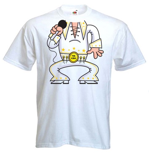 Elvis kostüm herren shirt - elvis,