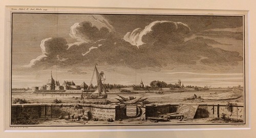 Kupferstich 1740 de stadt - kupferstich, :