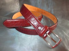 Herren Gürtel 95   L 88-103 cm  braun B 2,7 cm Leder