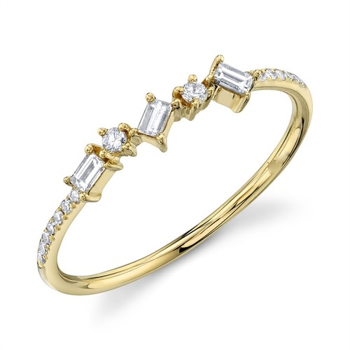 14k gelbgold baguette - 14k,