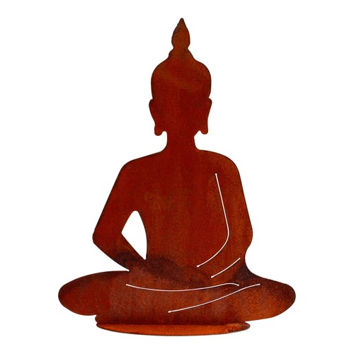 Rost gartenfigur buddha - rost,