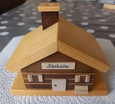 Räucherhaus " Skihütte " - Erzgeb. Volkskunst - unbenutzt