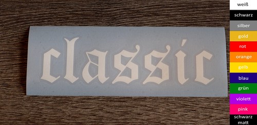 20cm classic sticker diverse - 20cm,
