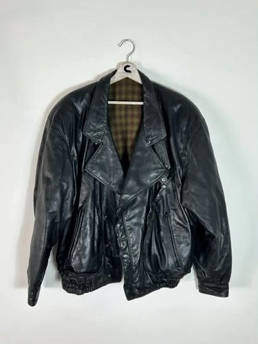 Vintage bomberjacke echtleder - bomberjacke,