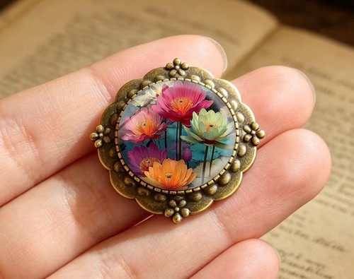Wunderschöne vintage brosche - vintage,