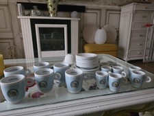 Investoren 6x Cappuccino Tassen, 8x Espresso Tasse inkl. Untertassen Set