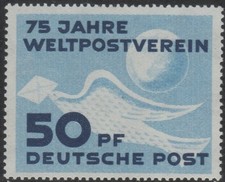 DDR 1949,  Mi-Nr. 242**, "Weltpostverein",postfrisch