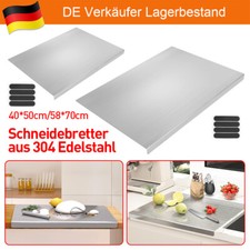 Edelstahl-Schneidebrett 3
