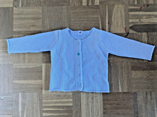 Traumschöne Strickjacke von petit bateau PB Gr. 86 2 ans hellblau wie neu