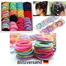 5-100 Damen Kinder Haargummi Haarband Bunt Elastisch Pferdeschwanz Zopfgummi DE