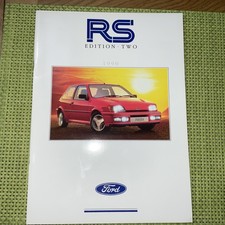 Ford Rs Sales Brouchure 1990