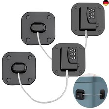 2 Stück Kühlschrank Schloss