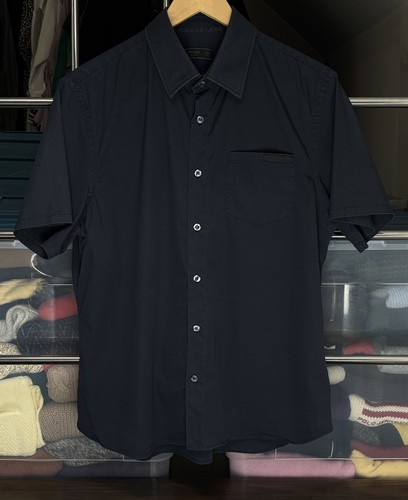 Prada dark navy short sleeve