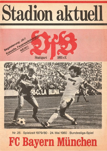 Programme vfb stuttgart - stuttgart, |