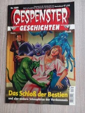 COMIC GESPENSTER Geschichten Nr.  1580 "Das Schloß der Bestien "/Bastei / farbig