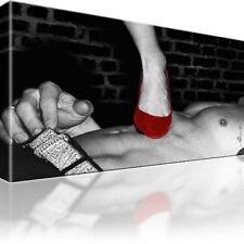 Erotik Sexy Schuh Bild auf Leinwand Fotodruck Einteilige Wandbilder