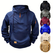 Kapuzenpullover Herren Hoodie Warm Kapuze Pullover Sweatshirt Casual Tasche Hood