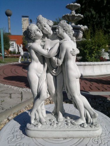 Gartenfiguren die drei - gartenfiguren, "die