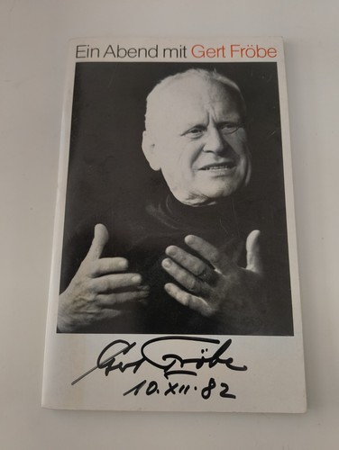 Autogramm gert fröbe 1982 - autogramm,