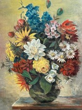 ÖLGEMÄLDE BLUMEN STILLLEBEN