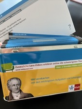 Abi-Lernbox Deutsch: 100 Lernkarten - Klett Lernvideos Abitur Besser Lernen