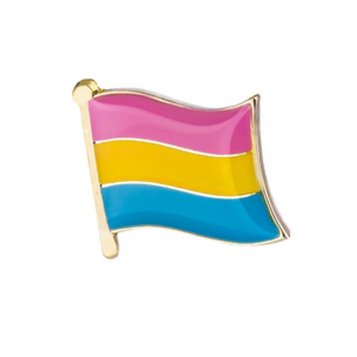 Pansexuell flagge mit - pansexuell-flagge,
